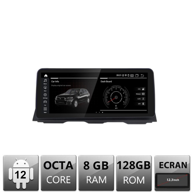 24896.jpg Navigatie dedicata BMW Seria 5 F07 GT 2012-2015 cu ecran NBT Android ecran 12.3" 8+128 4G BT - imagine 1