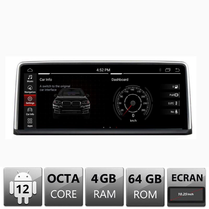 24962.jpg Navigatie dedicata BMW X5 X6 F15 F16 2016-2019 cu ecran EVO Android ecran 10.25" 4+64 4G BT - imagine 1