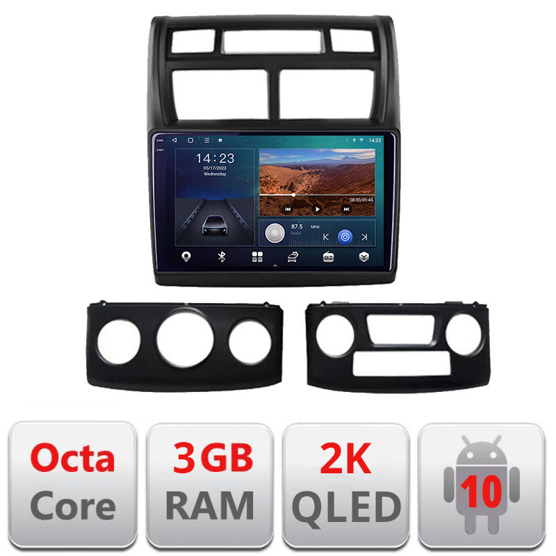 25026.jpg Navigatie dedicata Kia Sportage 2007-2013 B-023 Android Ecran 2K QLED octa core 3+32 carplay android auto KIT-023+EDT-E309V3-2K - imagine 1