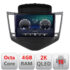 Navigatie dedicata Chevrolet Cruze 2009- C-045 Android Octa Core Ecran 2K QLED GPS  4G 4+32GB 360 KIT-045+EDT-E409-2K