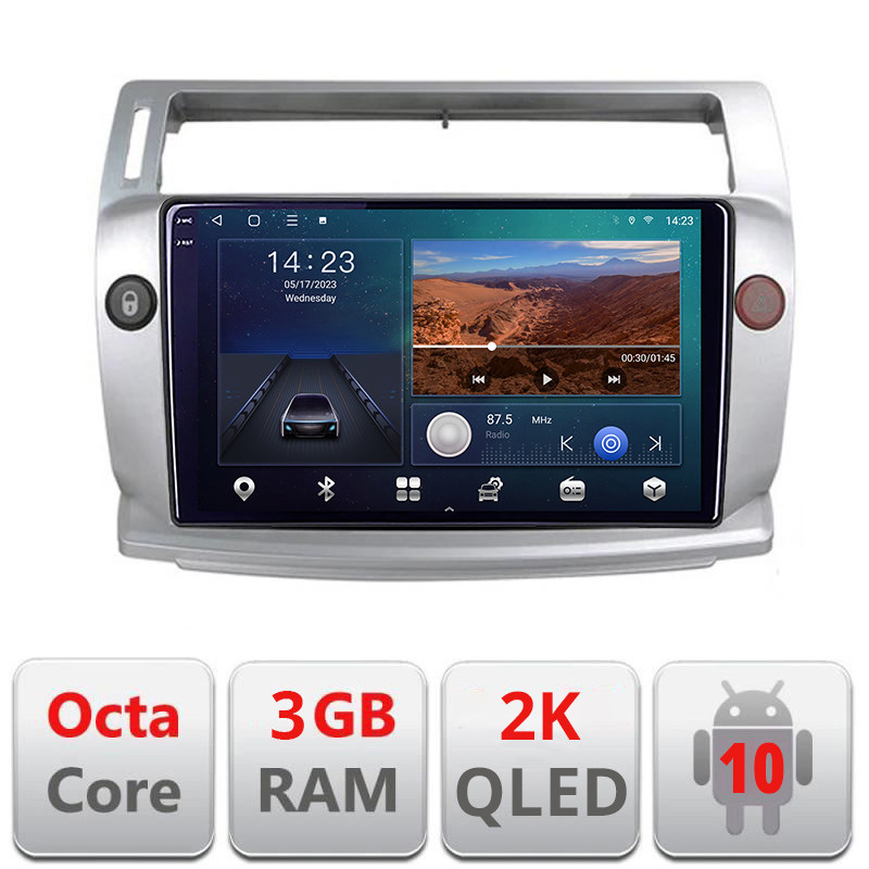 25118.jpg Navigatie dedicata Citroen C4 Quad Core B-088 Android Ecran 2K QLED octa core 3+32 carplay android auto KIT-088+EDT-E309V3-2K - imagine 1
