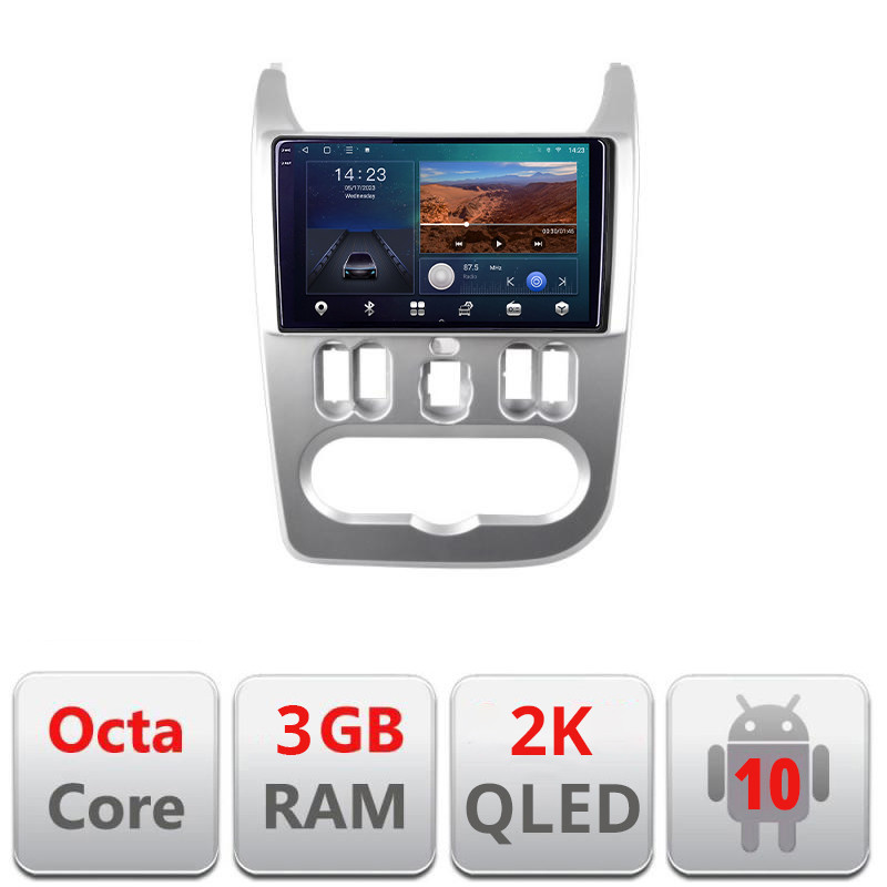 25154.jpg Navigatie dedicata Dacia Duster 2010-2012 B-099 Android Ecran 2K QLED octa core 3+32 carplay android auto KIT-099+EDT-E309V3-2K - imagine 1