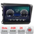 Navigatie dedicata Honda Civic Sedan C-132 Android Octa Core Ecran 2K QLED GPS  4G 4+32GB 360 KIT-132+EDT-E409-2K