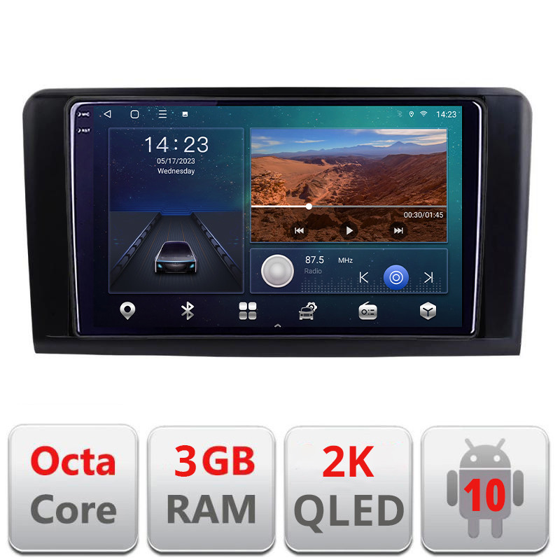 25314.jpg Navigatie dedicata Mercedes ML GL B-213 Android Ecran 2K QLED octa core 3+32 carplay android auto KIT-213+EDT-E309V3-2K - imagine 1