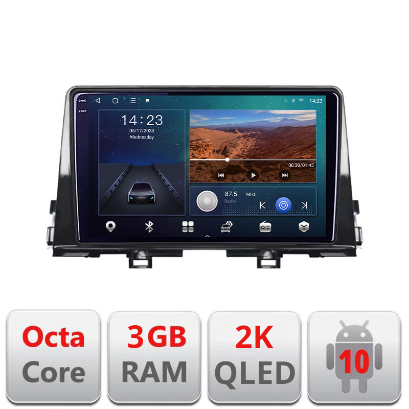 25338.jpg Navigatie dedicata Kia Picanto 2016- B-2217 Android Ecran 2K QLED octa core 3+32 carplay android auto KIT-2217+EDT-E309V3-2K - imagine 1
