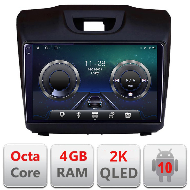 25348.jpg Navigatie dedicata Isuzu D-Max C-2234 Android Octa Core Ecran 2K QLED GPS 4G 4+32GB 360 KIT-2234+EDT-E409-2K - imagine 1