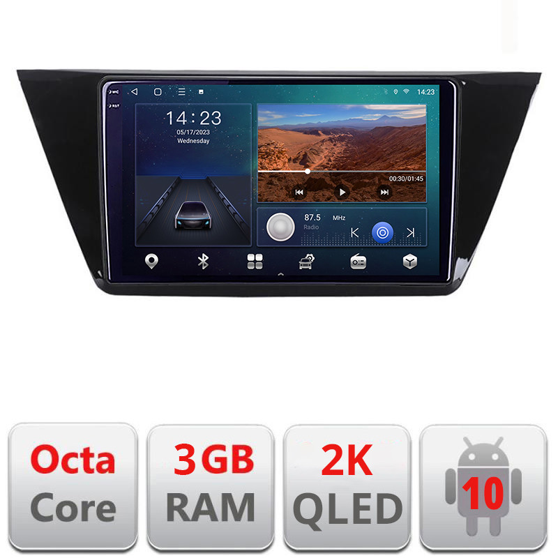 25422.jpg Navigatie dedicata Volkswagen Touran 2016- B-3144 Android Ecran 2K QLED octa core 3+32 carplay android auto KIT-3144+EDT-E310V3-2K - imagine 1