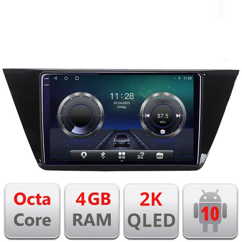 25424.jpg Navigatie dedicata Volkswagen Touran 2016- C-3144 Android Octa Core Ecran 2K QLED GPS 4G 4+32GB 360 KIT-3144+EDT-E410-2K - imagine 1