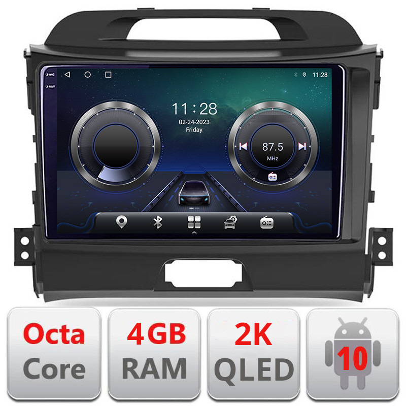25432.jpg Navigatie dedicata Kia Sportage 2010- C-325 Android Octa Core Ecran 2K QLED GPS 4G 4+32GB 360 KIT-325+EDT-E409-2K - imagine 1