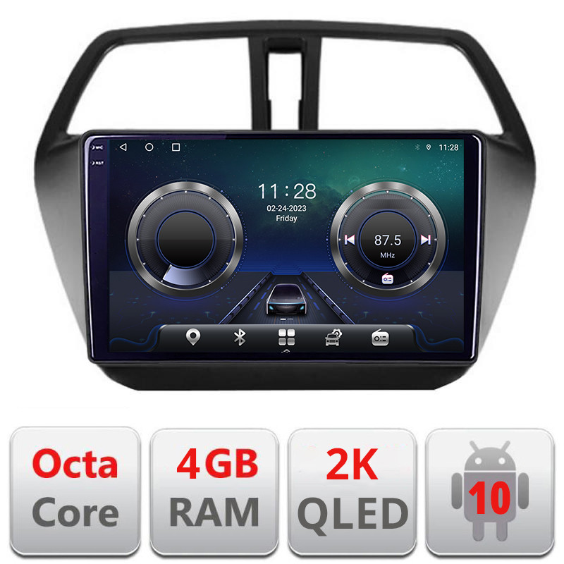 25436.jpg Navigatie dedicata Suzuki S-Cross C-337 Android Octa Core Ecran 2K QLED GPS 4G 4+32GB 360 KIT-337+EDT-E409-2K - imagine 1