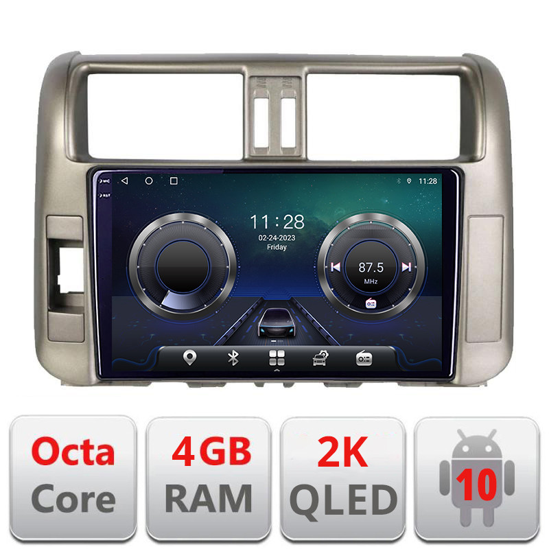 25448.jpg Navigatie dedicata Toyota Prado 2010-2013 C-347 Android Octa Core Ecran 2K QLED GPS 4G 4+32GB 360 KIT-347+EDT-E410-2K - imagine 1