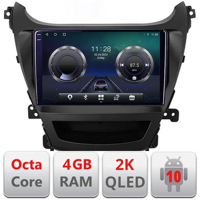 25456.jpg Navigatie dedicata Hyundai Elantra 2013-2015 C-359 Android Octa Core Ecran 2K QLED GPS 4G 4+32GB 360 KIT-359+EDT-E409-2K - imagine 1