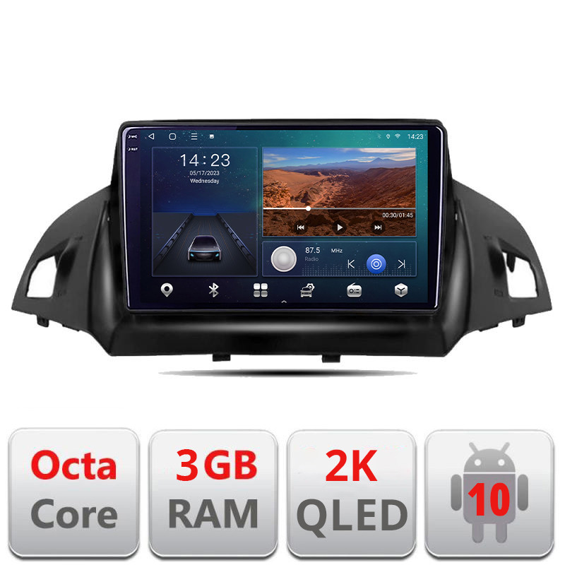 25462.jpg Navigatie dedicata Ford Kuga 2013-2017 B-362 Android Ecran 2K QLED octa core 3+32 carplay android auto KIT-362+EDT-E309V3-2K - imagine 1