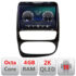 Navigatie dedicata Renault Clio 4 V2 C-468 Android Octa Core Ecran 2K QLED GPS  4G 4+32GB 360 KIT-468+EDT-E410-2K