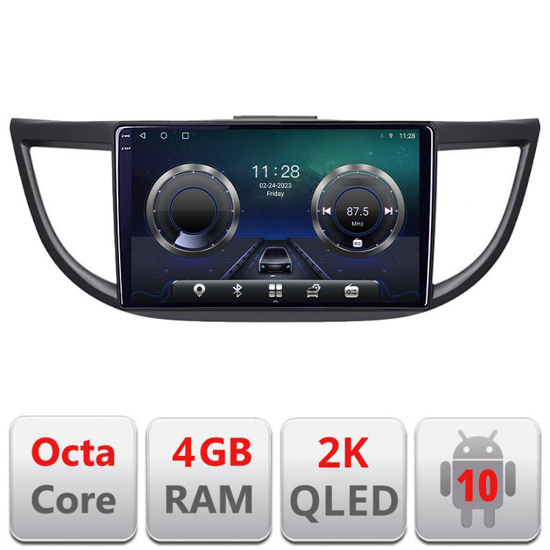 25524.jpg Navigatie dedicata Honda CR-V 2012-2016 C-469 Android Octa Core Ecran 2K QLED GPS 4G 4+32GB 360 KIT-469+EDT-E410-2K - imagine 1