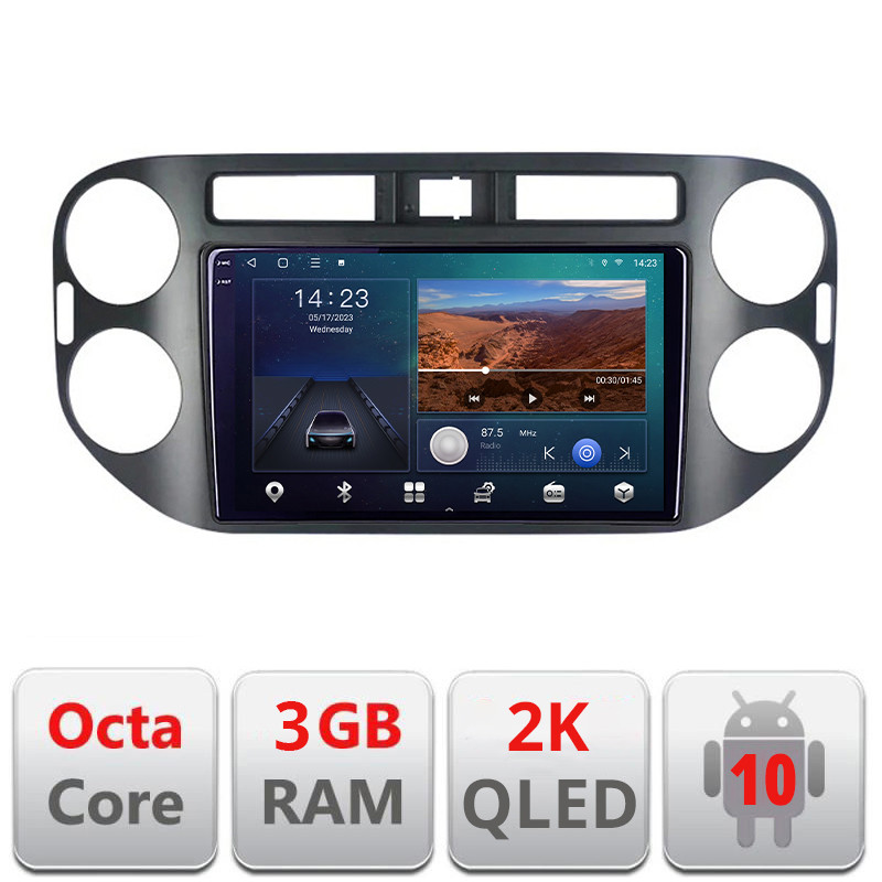 25530.jpg Navigatie dedicata VW TIGUAN- 2006-2016 B-489 Android Ecran 2K QLED octa core 3+32 carplay android auto KIT-489+EDT-E309V3-2K - imagine 1