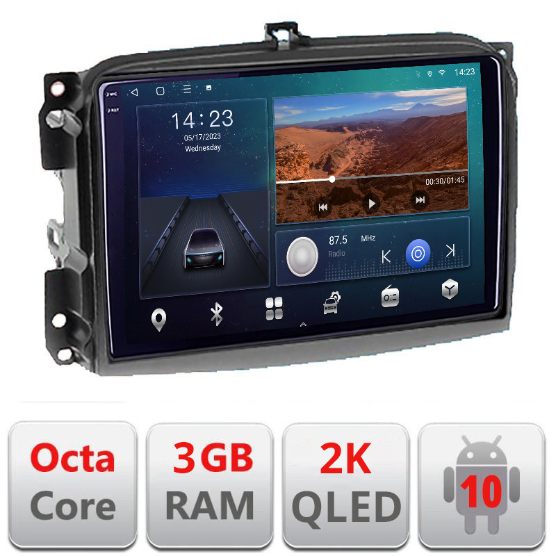 25554.jpg Navigatie dedicata Fiat 500L 2012-2017 B-500L Android Ecran 2K QLED octa core 3+32 carplay android auto KIT-500L+EDT-E310V3-2K - imagine 1