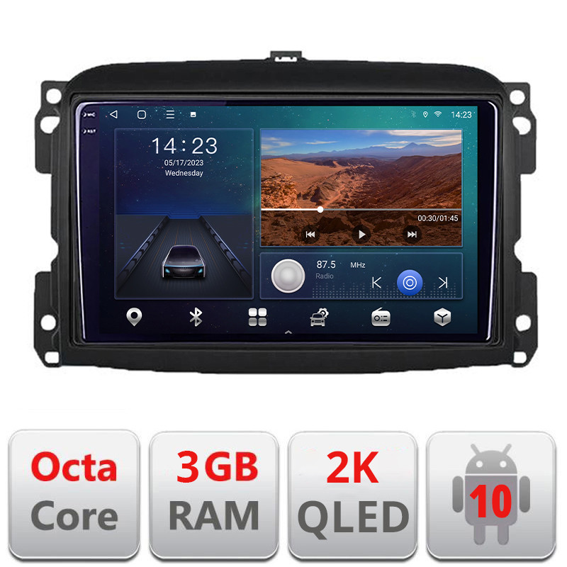 25558.jpg Navigatie dedicata Fiat 500 2015-2021 B-500new Android Ecran 2K QLED octa core 3+32 carplay android auto KIT-500new+EDT-E310V3-2K - imagine 1