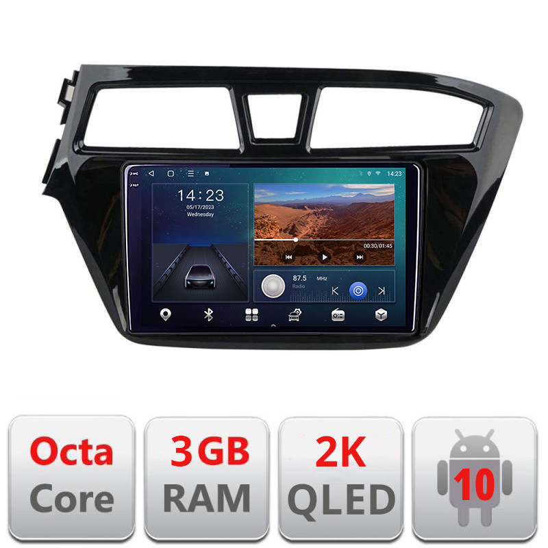 25566.jpg Navigatie dedicata Hyundai i20 2015-2018 B-517 Android Ecran 2K QLED octa core 3+32 carplay android auto KIT-517+EDT-E309V3-2K - imagine 1