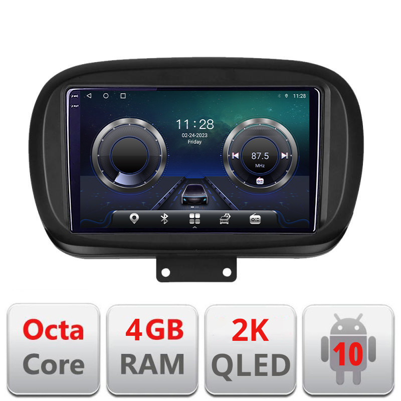 25576.jpg Navigatie dedicata Fiat 500 2014- C-539 Android Octa Core Ecran 2K QLED GPS 4G 4+32GB 360 KIT-539+EDT-E409-2K - imagine 1