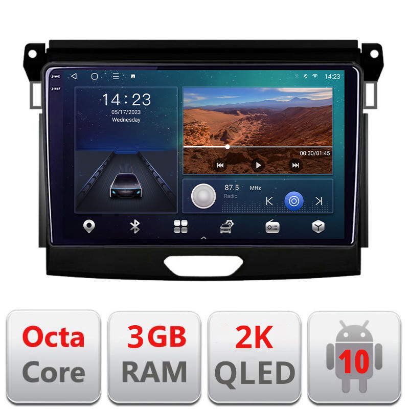 25590.jpg Navigatie dedicata Ford Ranger B-574 Android Ecran 2K QLED octa core 3+32 carplay android auto KIT-574+EDT-E309V3-2K - imagine 1