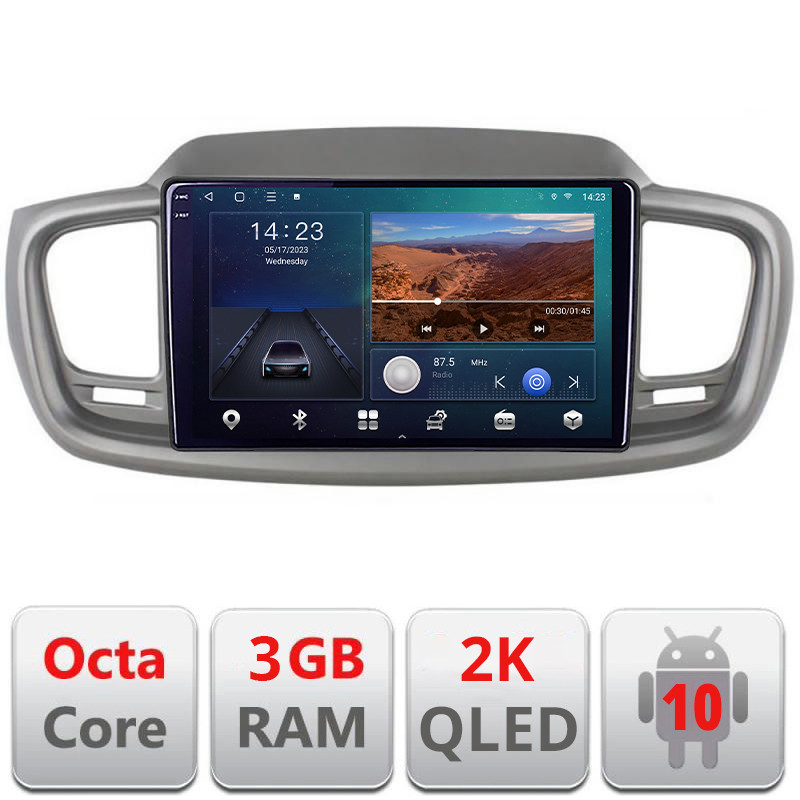 25606.jpg Navigatie dedicata Kia Sorento 2015-2018 B-6528 Android Ecran 2K QLED octa core 3+32 carplay android auto KIT-6528+EDT-E310V3-2K - imagine 1