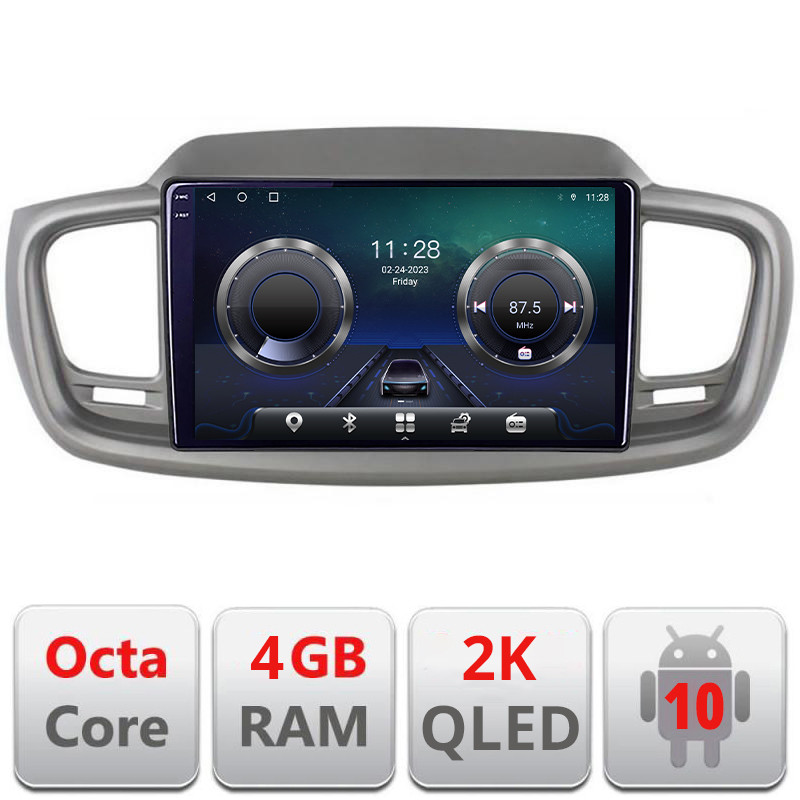 25608.jpg Navigatie dedicata KIA Sorento 2015-2018 Manual C-6528 Android Octa Core Ecran 2K QLED GPS 4G 4+32GB 360 KIT-6528+EDT-E410-2K - imagine 1