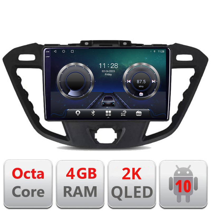 25624.jpg Navigatie dedicata Ford Transit C-845 Android Octa Core Ecran 2K QLED GPS 4G 4+32GB 360 KIT-845+EDT-E409-2K - imagine 1