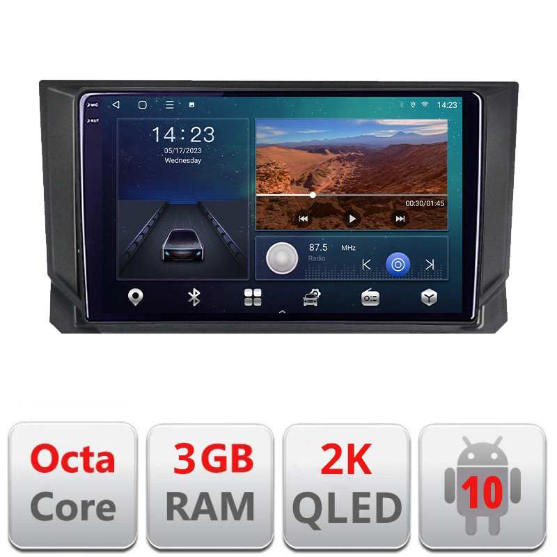 25662.jpg Navigatie dedicata Seat Arona Android Ecran 2K QLED octa core 3+32 carplay android auto kit-arona+EDT-E309V3-2K - imagine 1