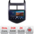 Navigatie dedicata Chevrolet Aveo 2010-2013 B-AVEO10  Android Ecran 2K QLED octa core 3+32 carplay android auto KIT-aveo10+EDT-E309V3-2K
