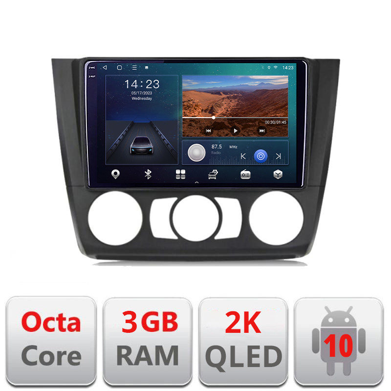 25730.jpg Navigatie dedicata BMW Seria 1 E87 2007-2011 clima manuala B-bmw117-manual Android Ecran 2K QLED octa core 3+32 carplay android auto KIT-bmw117-manual+EDT-E309V3-2K - imagine 1