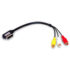 Cablu adaptor AMI-Audi Music Interface, la conector RCA/phono