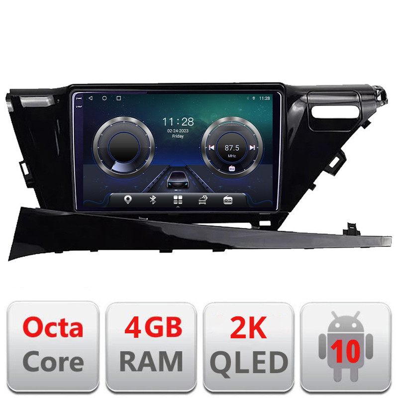 25964.jpg Navigatie dedicata Toyota Camry 2017-2021 V1 Android Octa Core Ecran 2K QLED GPS 4G 4+32GB 360 kit-camry-2018+EDT-E410-2K - imagine 1