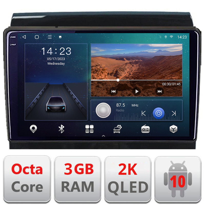 26082.jpg Navigatie dedicata Fiat Ducato Citroen Jumper Peugeot Expert 2006-2018 variante radio cd sau navigatie de fabrica Android Ecran 2K QLED octa core 3+32 carplay android auto KIT-ducato-high+EDT-E309V3-2K - imagine 1
