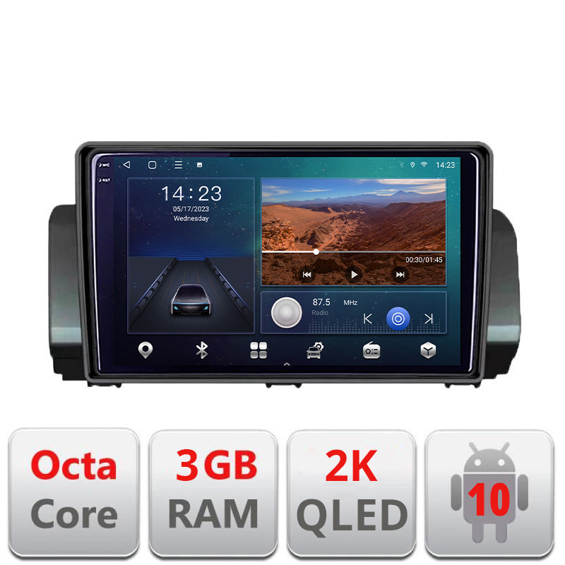 26146.jpg Navigatie dedicata Dacia Logan Sandero Jogger LOGAN-2022 fara ecran de fabrica Android Ecran 2K QLED octa core 3+32 carplay android auto KIT-LOGAN-2022+EDT-E309V3-2K - imagine 1