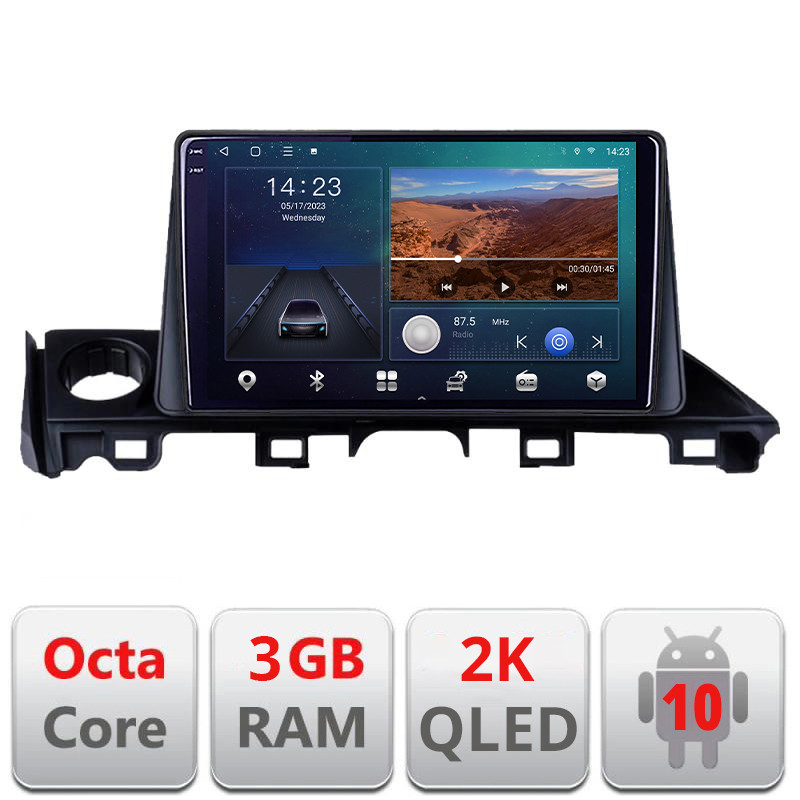 26162.jpg Navigatie dedicata Mazda 6 2018- B-MAZDA6-18 Android Ecran 2K QLED octa core 3+32 carplay android auto KIT-mazda6-18+EDT-E309V3-2K - imagine 1