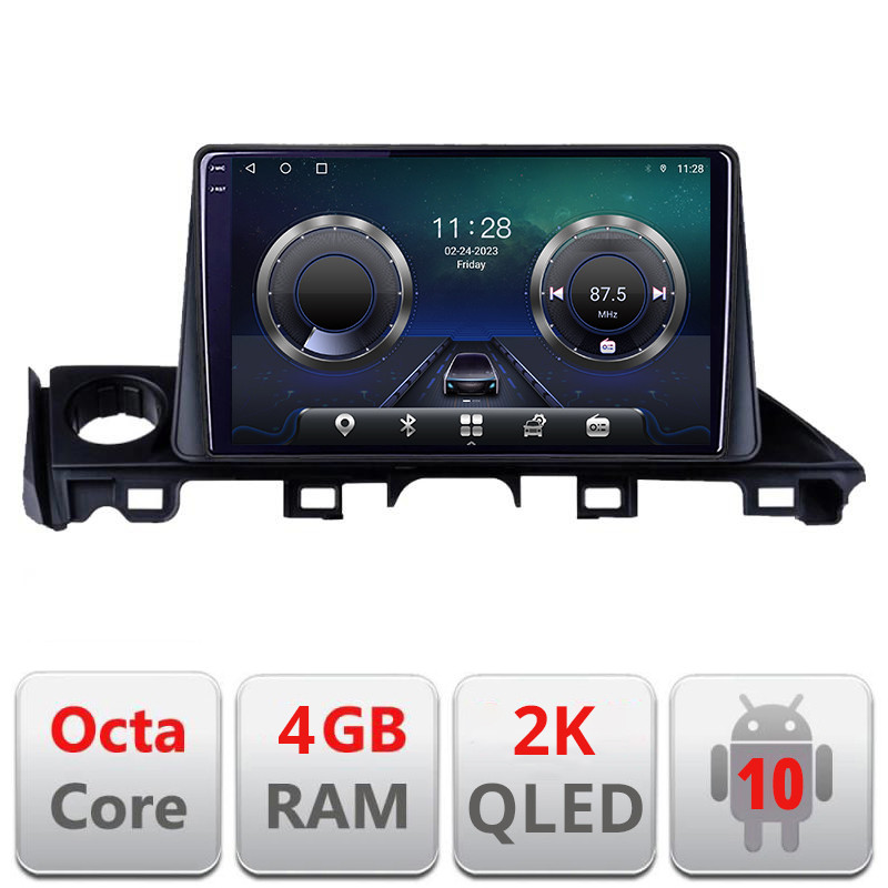26164.jpg Navigatie dedicata Mazda 6 2018- C-MAZDA6-18 Android Octa Core Ecran 2K QLED GPS 4G 4+32GB 360 KIT-mazda6-18+EDT-E409-2K - imagine 1