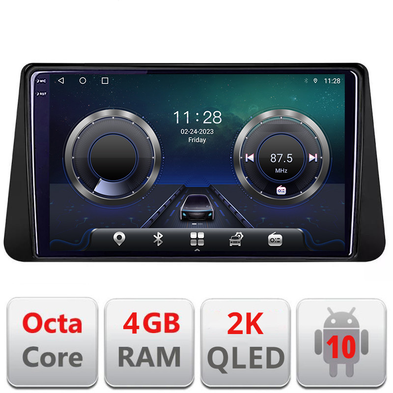 26168.jpg Navigatie dedicata Nissan Micra intre anii 2014-2019 Android Octa Core Ecran 2K QLED GPS 4G 4+32GB 360 KIT-micra+EDT-E409-2K - imagine 1