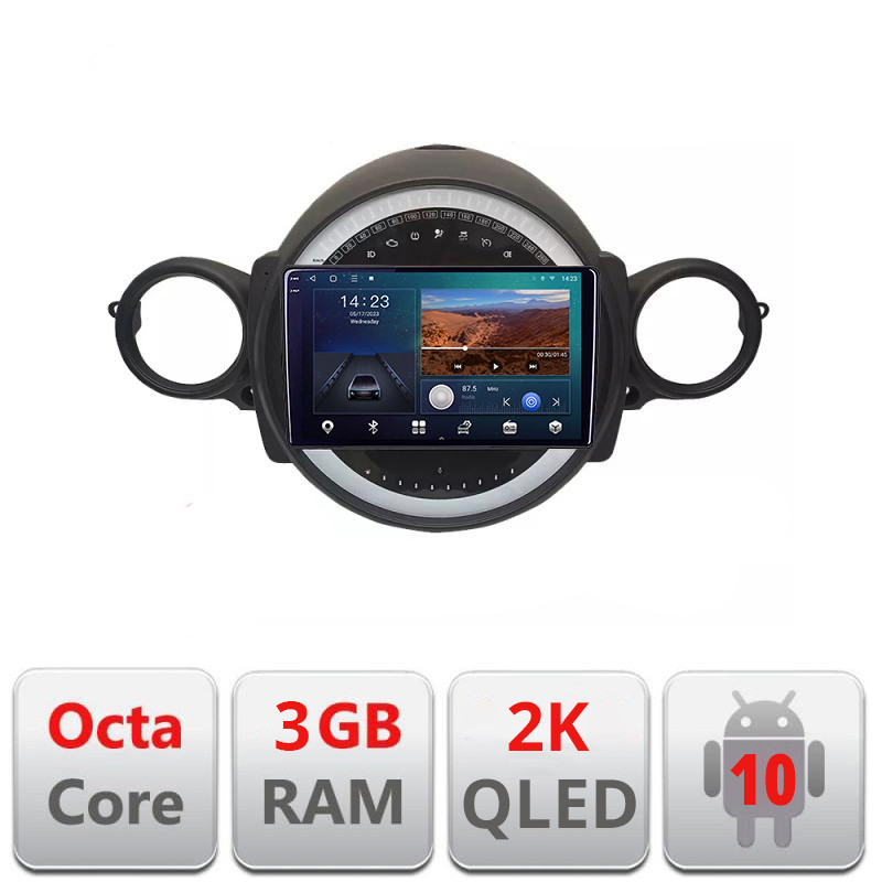 26170.jpg Navigatie dedicata Mini 2007-2011 Android Ecran 2K QLED octa core 3+32 carplay android auto KIT-mini-01+EDT-E309V3-2K - imagine 1
