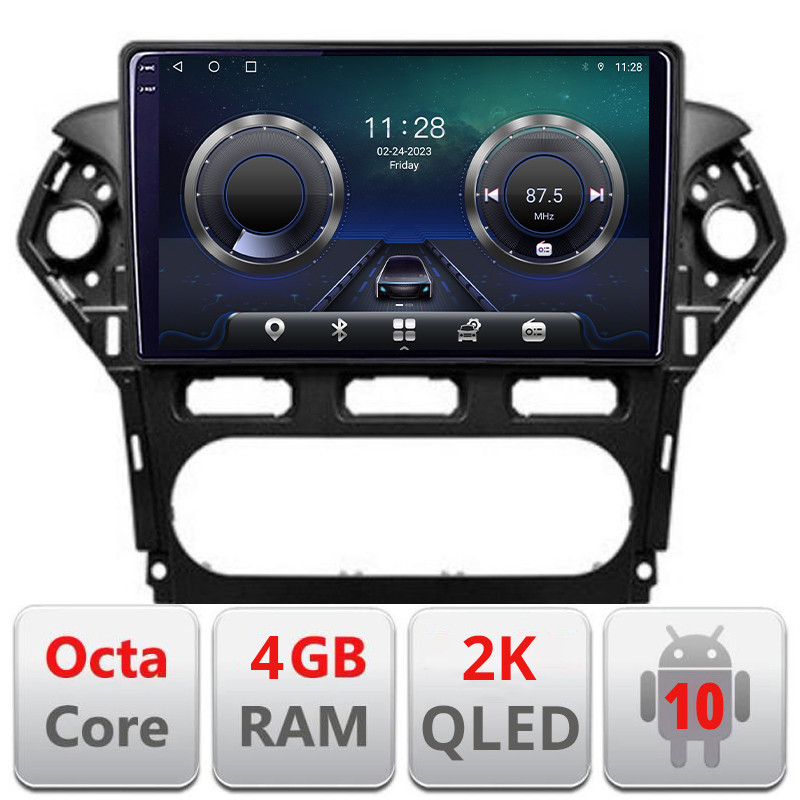26200.jpg Navigatie dedicata Ford Mondeo 2010-2014 C-MONDEO-CLIMA Android Octa Core Ecran 2K QLED GPS 4G 4+32GB 360 KIT-MONDEO-CLIMA+EDT-E410-2K - imagine 1