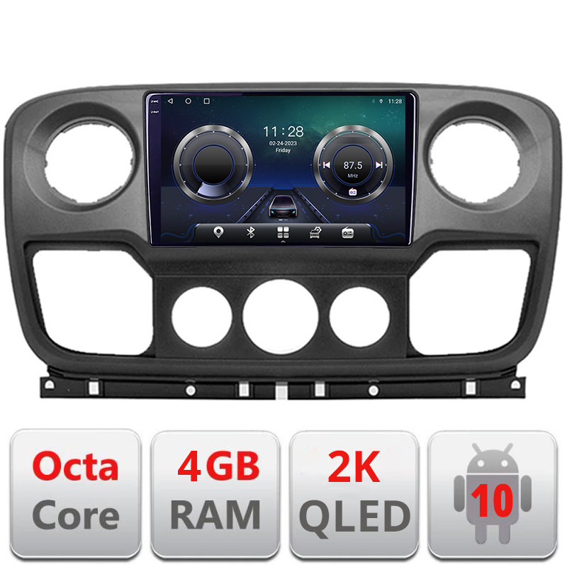 26208.jpg Navigatie dedicata Opel Movano, Renault Master 2010-2021 Android Octa Core Ecran 2K QLED GPS 4G 4+32GB 360 KIT-movano+EDT-E410-2K - imagine 1