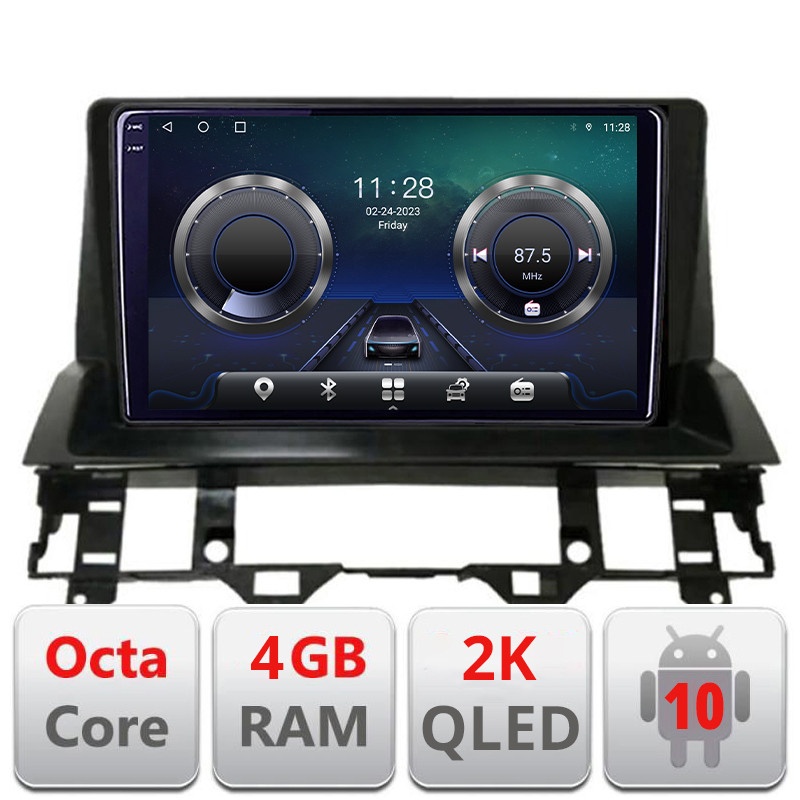 26232.jpg Navigatie dedicata Mazda 6 2004-2008 C-MZD6 Android Octa Core Ecran 2K QLED GPS 4G 4+32GB 360 KIT-mzd6+EDT-E410-2K - imagine 1