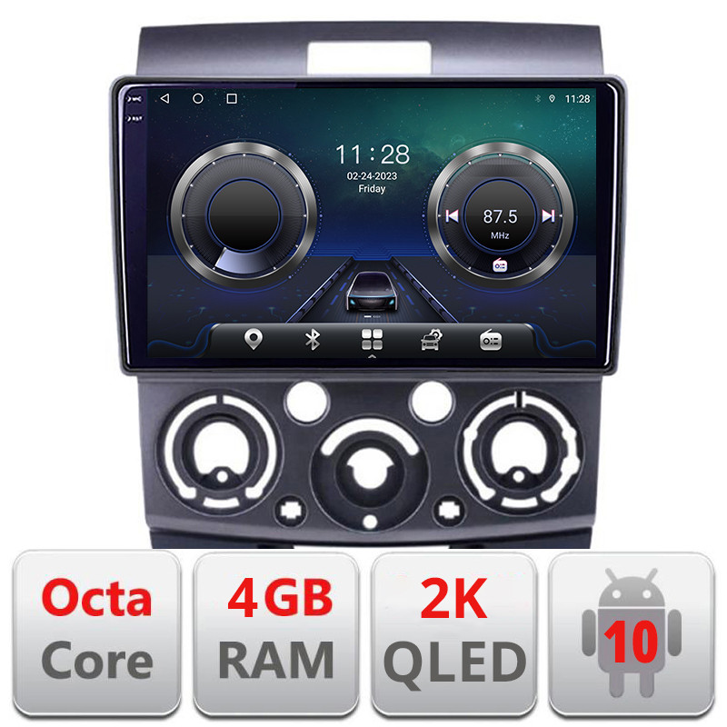 26286.jpg Navigatie dedicata Ford Ranger Mazda BT50 2007-2012 C-RANGER Android Octa Core Ecran 2K QLED GPS 4G 4+32GB 360 KIT-ranger+EDT-E409-2K - imagine 1