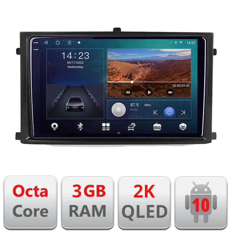 26296.jpg Navigatie dedicata Rexton 2019- B-REXTON Android Ecran 2K QLED octa core 3+32 carplay android auto KIT-REXTON+EDT-E309V3-2K - imagine 1