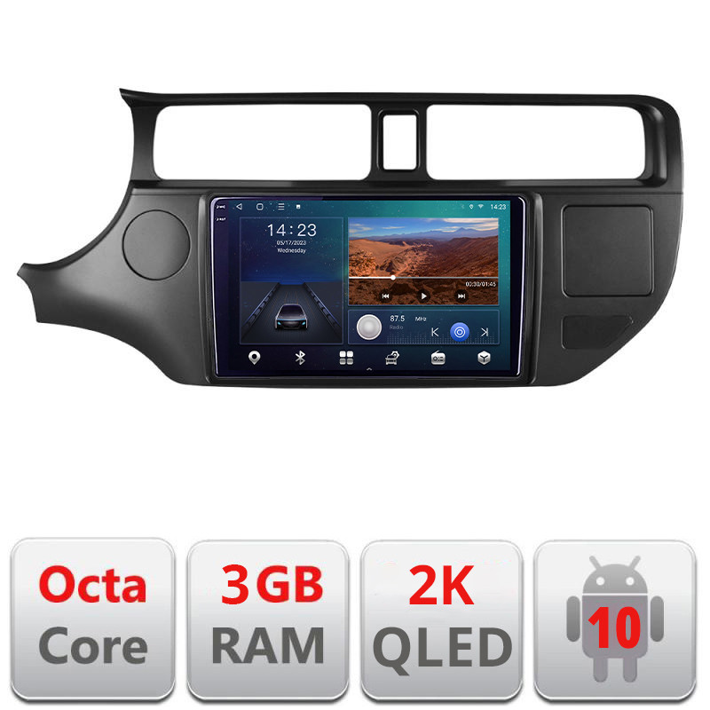 26308.jpg Navigatie dedicata Kia Rio 2011-2014 B-rio-11 Android Ecran 2K QLED octa core 3+32 carplay android auto kit-rio-11+EDT-E309V3-2K - imagine 1