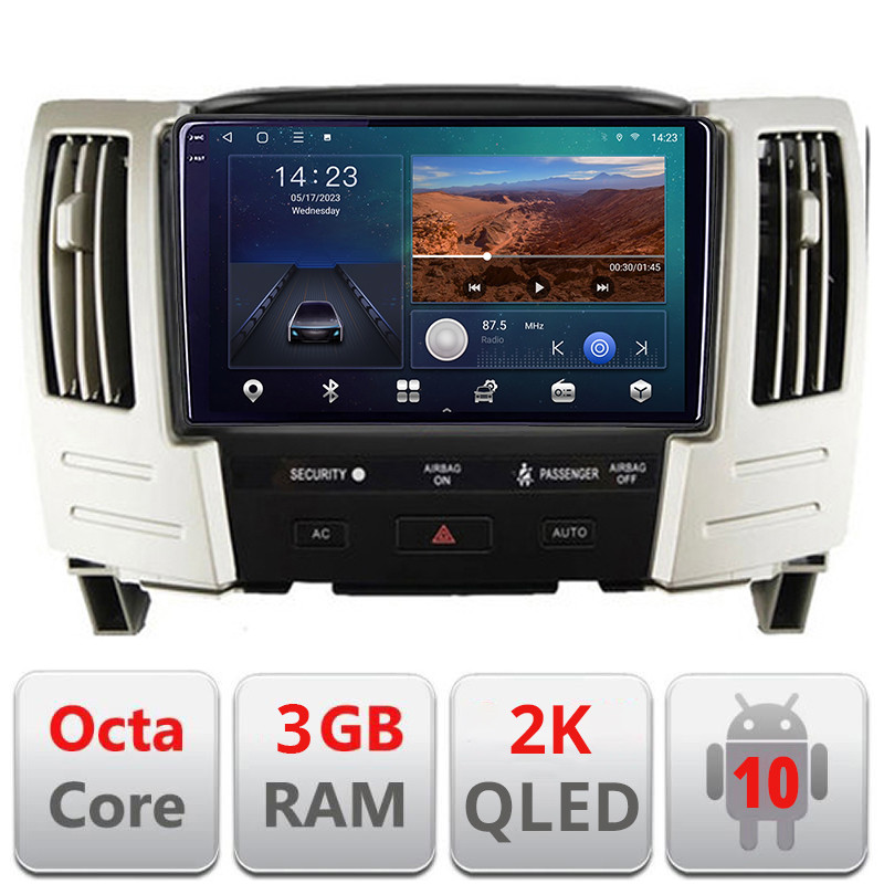 26320.jpg Navigatie dedicata Lexus RX300 2003-2008 Android Ecran 2K QLED octa core 3+32 carplay android auto KIT-RX300+EDT-E309V3-2K - imagine 1