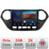 Navigatie dedicata Hyundai I10 2013-2019 B-HY38  Android Ecran 2K QLED octa core 3+32 carplay android auto KIT-HY38+EDT-E309V3-2K