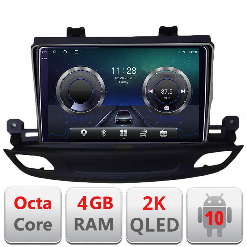 26464.jpg Navigatie dedicata Opel Insignia 2018- C-insignia19 Android Octa Core Ecran 2K QLED GPS 4G 4+32GB 360 kit-insignia19+EDT-E410-2K - imagine 1