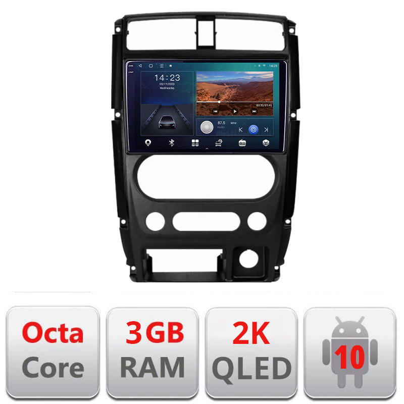 26486.jpg Navigatie dedicata Jimny 2007-2016 B-JIMNY07 Android Ecran 2K QLED octa core 3+32 carplay android auto KIT-Jimny07+EDT-E309V3-2K - imagine 1
