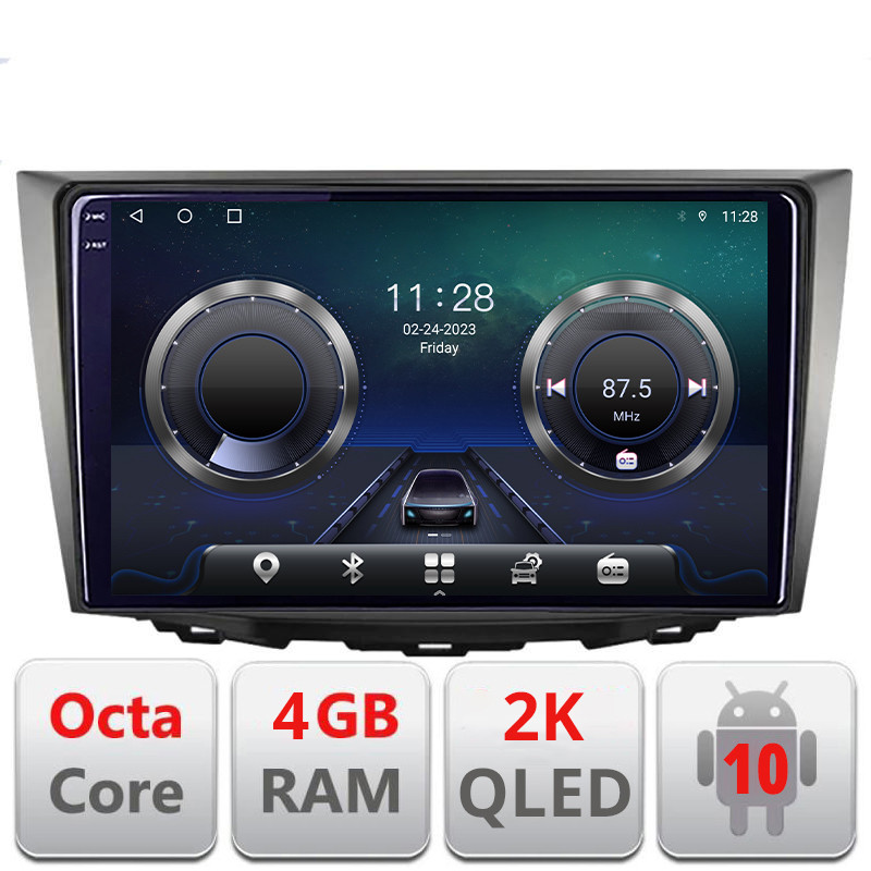26512.jpg Navigatie dedicata Suzuki Kizashi 2009-2015 C-kizashi Android Octa Core Ecran 2K QLED GPS 4G 4+32GB 360 KIT-kizashi+EDT-E409-2K - imagine 1